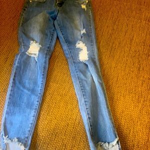 Pinc girls jeans stretch